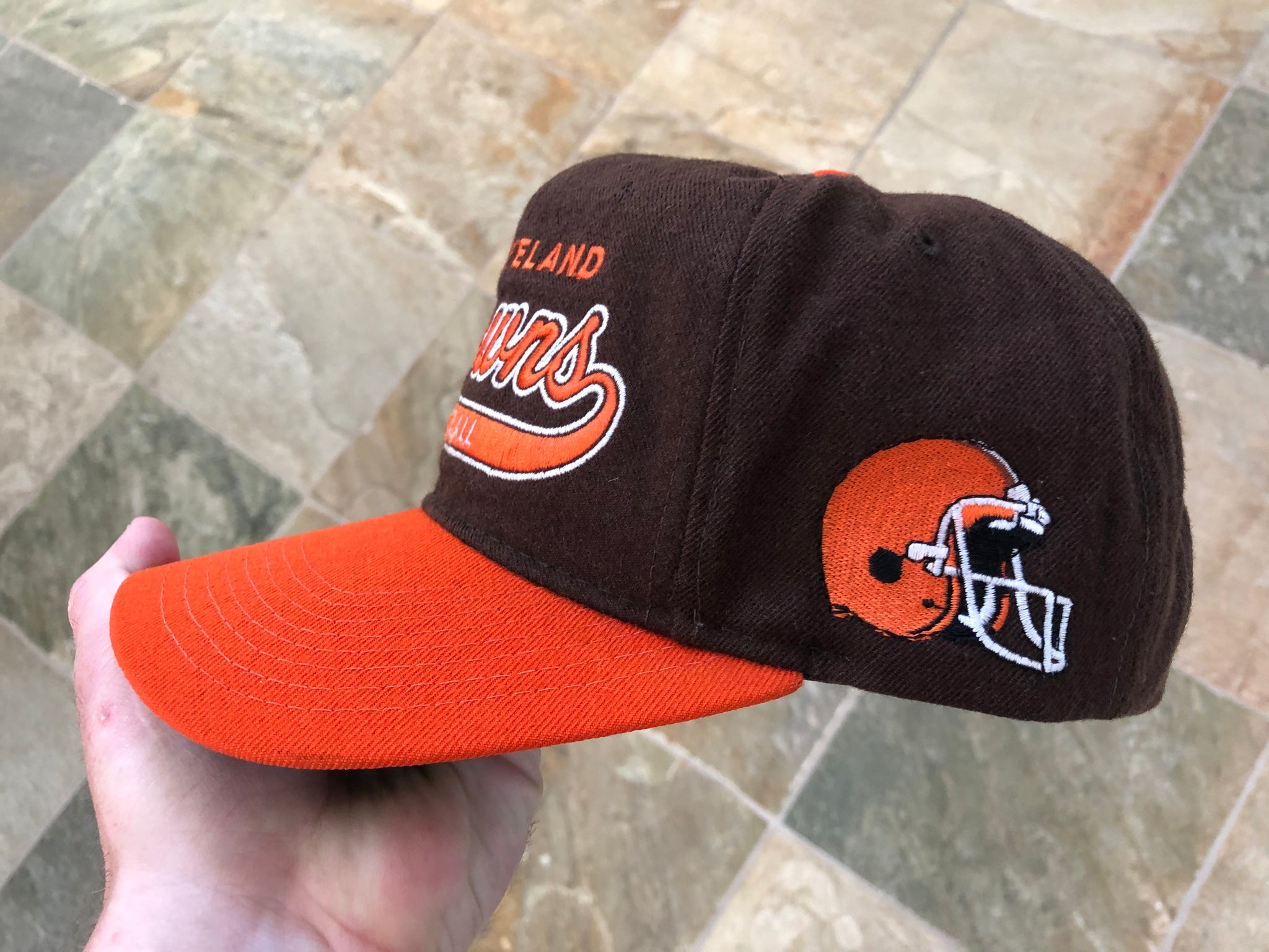 browns retro hat