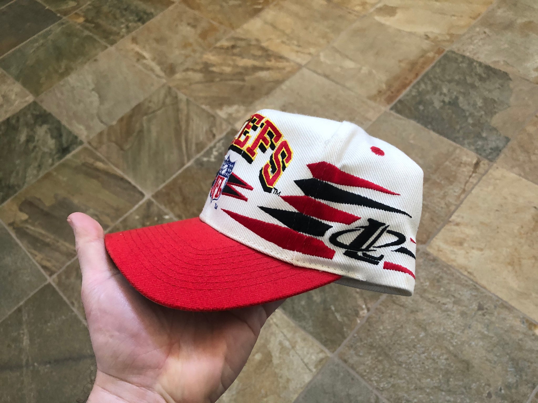 KANSAS CITY CHIEFS Logo7 Script Vintage Snapback Hat Cap 