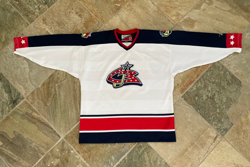 Columbus Blue Jackets Pro Player Authentic Vintage Jersey Size 