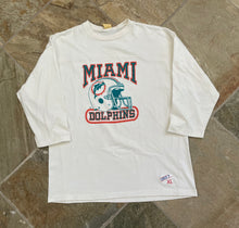 Load image into Gallery viewer, Vintage Miami Dolphins Logo 7 Football Tshirt, Size XL