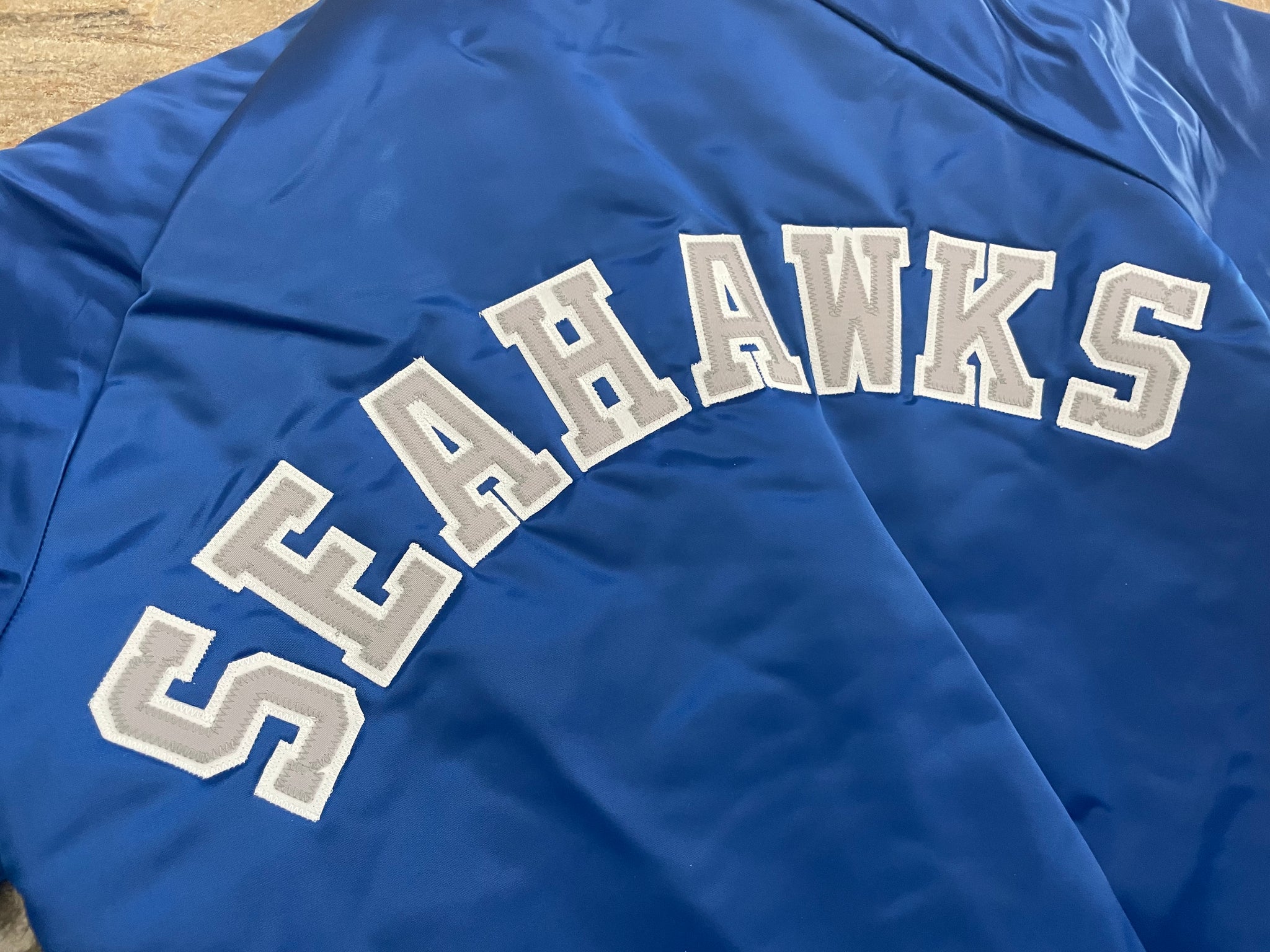 Vintage Seattle Seahawks ChalkLine Satin Football Jacket, Size 