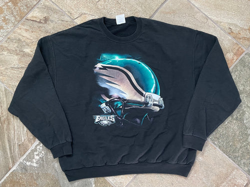 Vintage Philadelphia Eagles Football Sweatshirt, Size XL