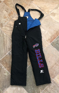 Vintage Buffalo Bills Starter Overalls Snowsuit Bib Football Pants, Size Medium