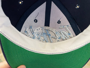 Vintage North Carolina UNC Tar Heels The Game Circle Logo Snapback College Hat