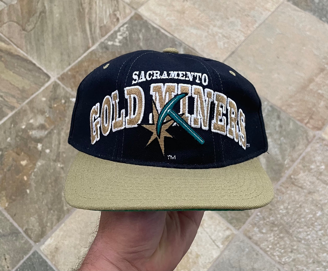 Vintage Sacramento Gold Miners CFL Starter Snapback Football Hat