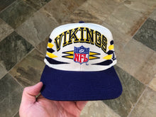 Load image into Gallery viewer, Vintage Minnesota Vikings Logo Athletic Diamond Snapback Football Hat