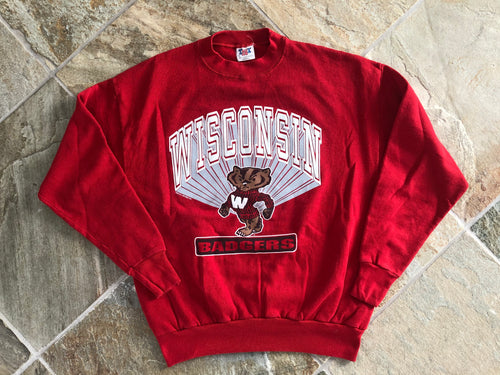 Vintage Wisconsin Badgers TNT College Sweatshirt, Size Large