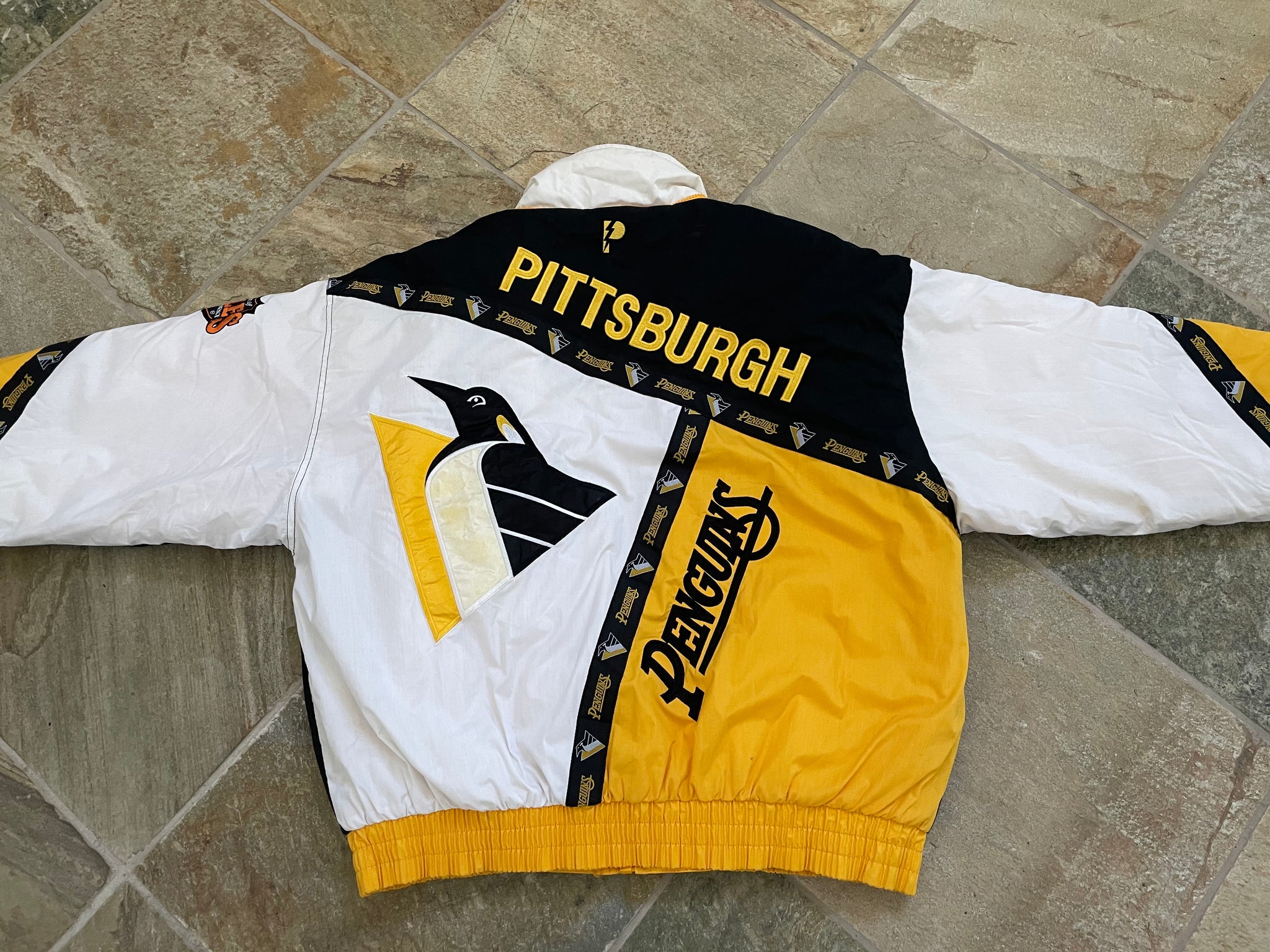 Vintage Starter - Pittsburgh Penguins Big Logo T-Shirt 1990s X-Large