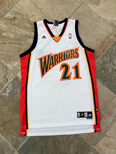 Vintage Golden State Warriors Ronny Turiaf Adidias Basketball Jersey, Size Large