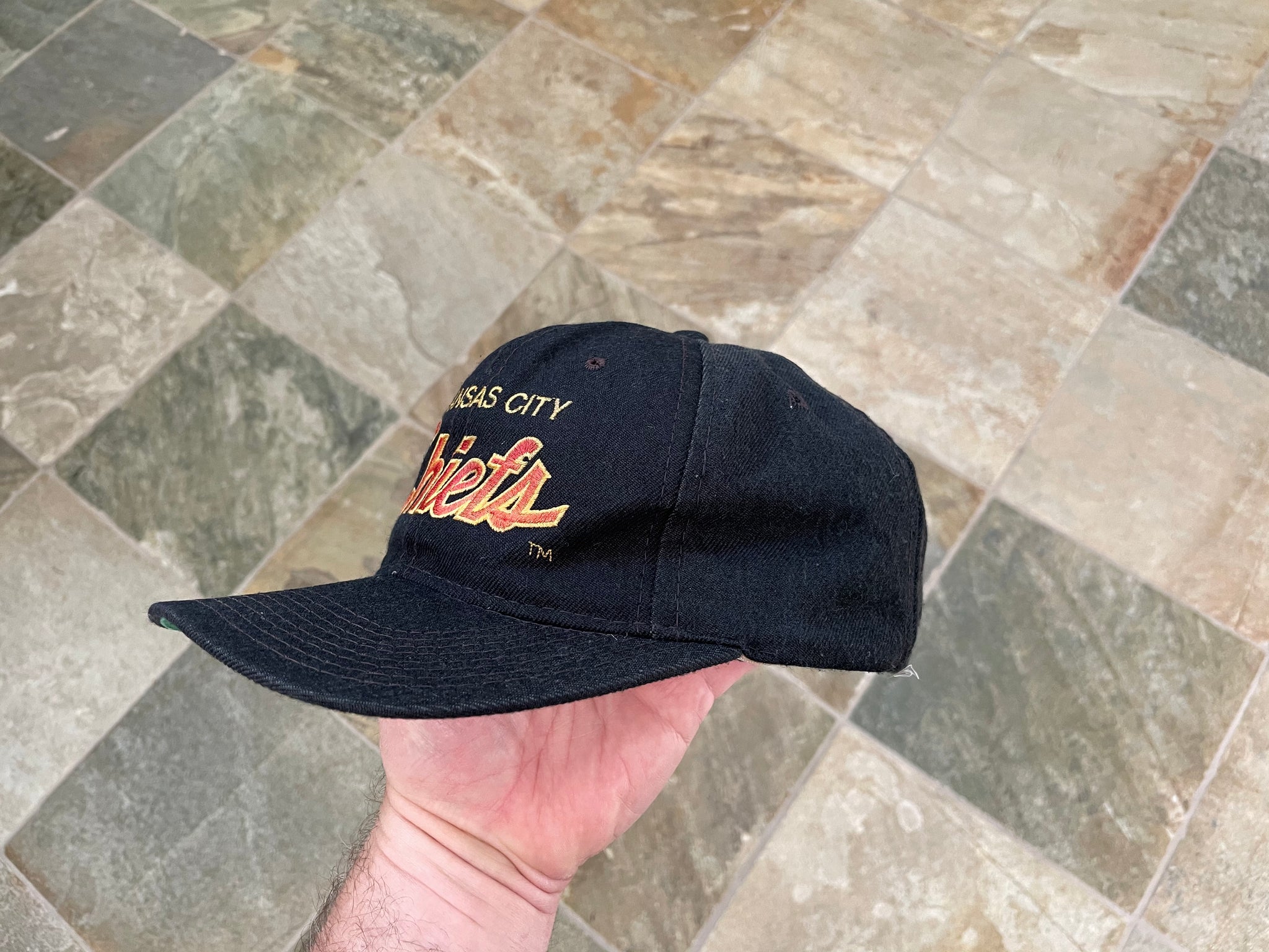 Vintage 1990's Kansas City Chiefs 'Grid' Sports Specialties Snapback