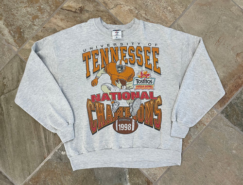 Vintage Tennessee Volunteers College Football Sweatshirt, Size Large
