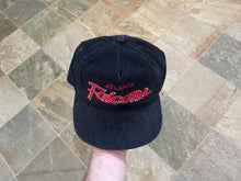 Load image into Gallery viewer, Vintage Atlanta Falcons Sports Specialties Corduroy Script Snapback Football Hat