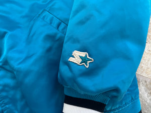 Nhl San Jose Sharks Satin Button-up Starter Jacket