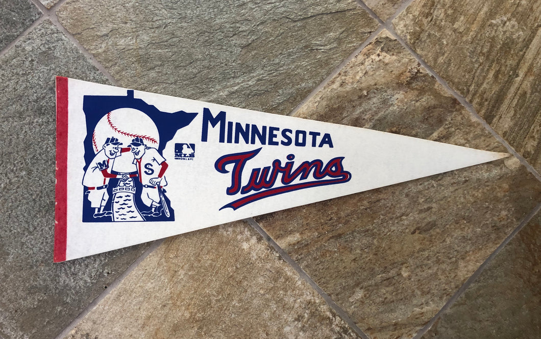 Vintage 60s Minnesota Twins Baseball Pennant ###