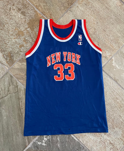 Vintage New York Knicks Patrick Ewing Champion Basketball Jersey, Size Youth 14-16