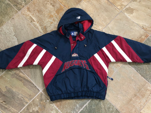 Vintage Denver Nuggets Starter Parka Basketball Jacket, Size Large