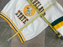 Load image into Gallery viewer, Vintage Cleveland State Vikings Sand Knit Game Worn Basketball Warm Up College Jacket, Size 44