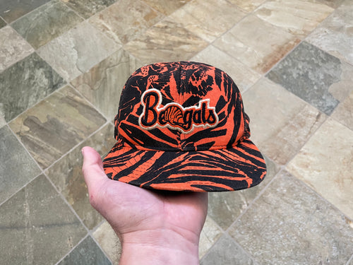 Vintage Cincinnati Bengals AJD Zubaz Snapback Football Hat
