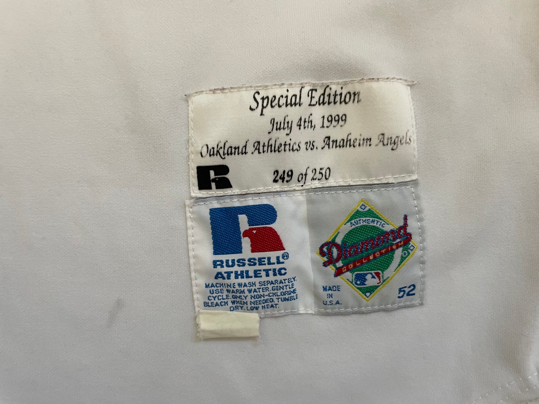 Vintage Oakland Athletics Game Worn Russell Athletic Baseball Jersey, –  Stuck In The 90s Sports