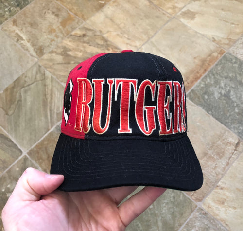 Vintage Rutgers Scarlet Knights Starter Snapback College Hat