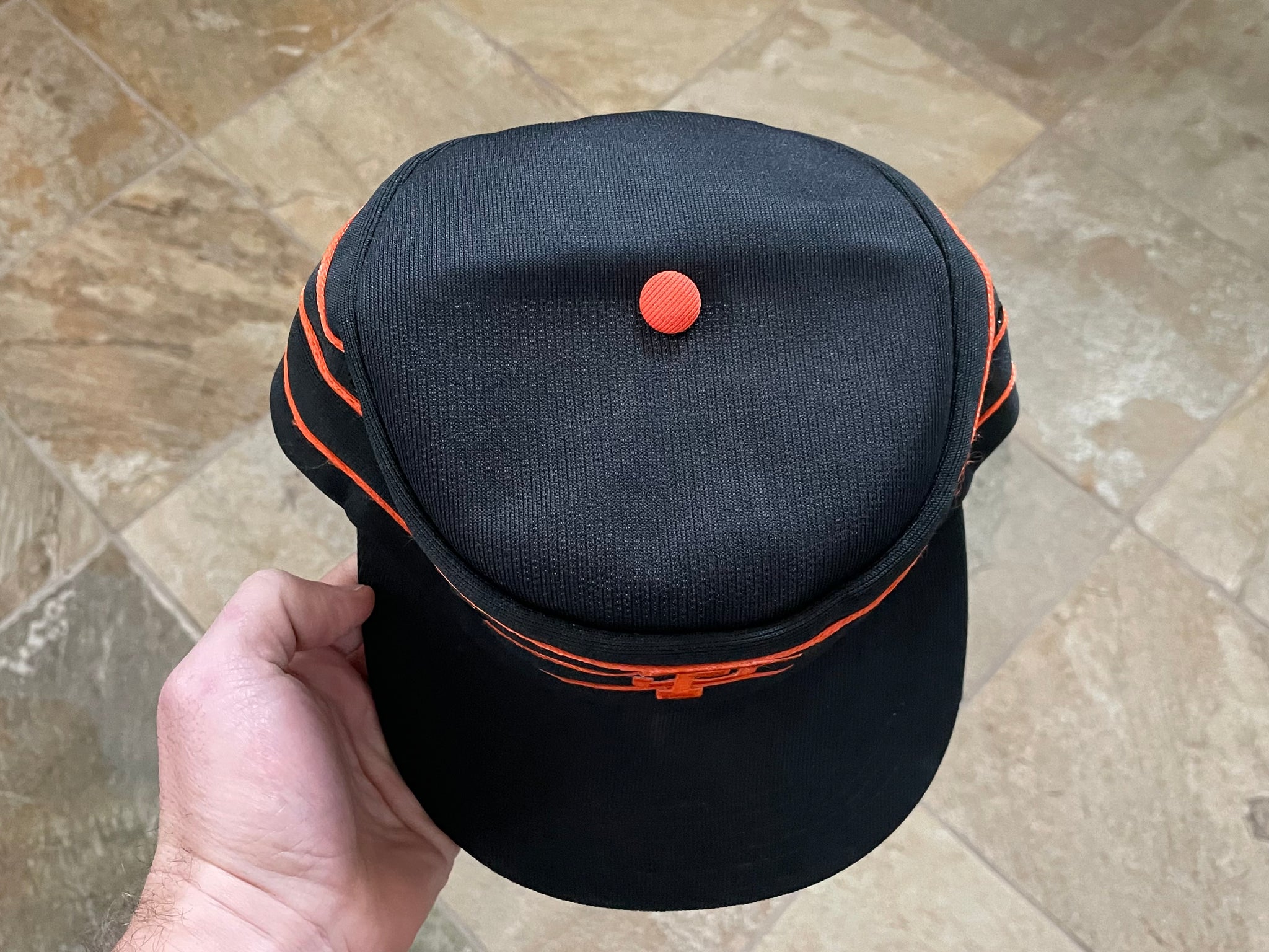 Vintage 1980's San Francisco Giants Supercap Pillbox Snapback Hat
