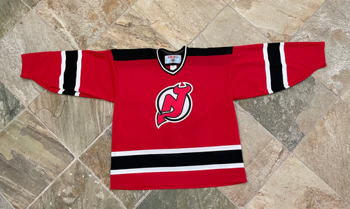 Vintage New Jersey Devils CCM Maska Hockey Jersey, Size XXL