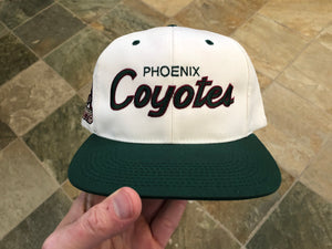 Vintage Phoenix Coyotes Sports Specialties Script SnapBack Hockey Hat