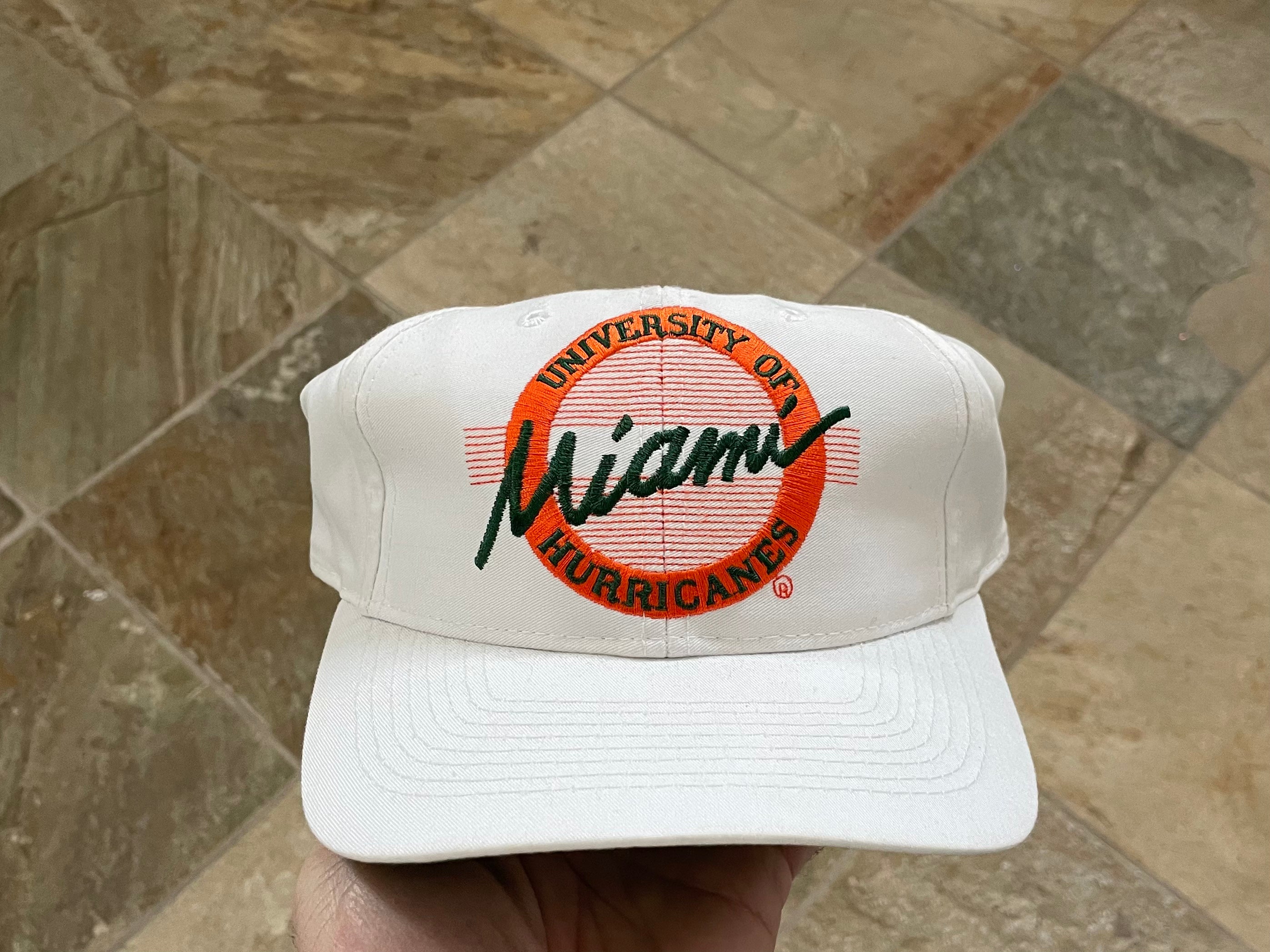 Vintage Miami Hurricanes The Game Circle Logo Snapback College Hat – Stuck  In The 90s Sports