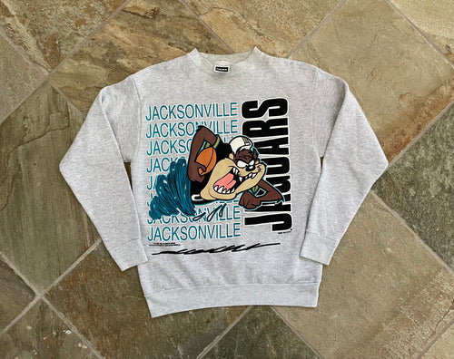 Vintage Jacksonville Jaguars Taz Looney Tunes Football Sweatshirt, Size Medium