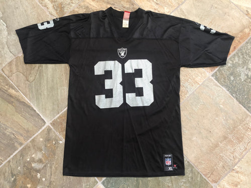 Vintage Oakland Raiders Dominic Rhodes Reebok Football Jersey, Size XL