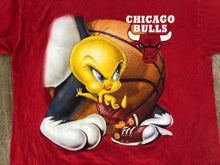 Load image into Gallery viewer, Vintage Chicago Bulls Looney Tunes Tweety Basketball Tshirt, Size Large