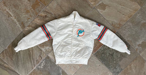 Vintage Miami Dolphins Starter Satin Football Jacket, Size Small