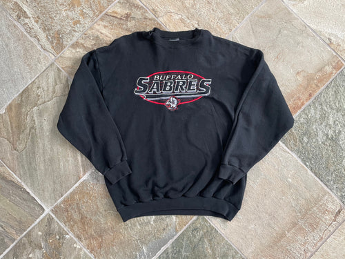 Vintage Buffalo Sabres Goat Head Logo 7 Hockey Sweatshirt, Size XL