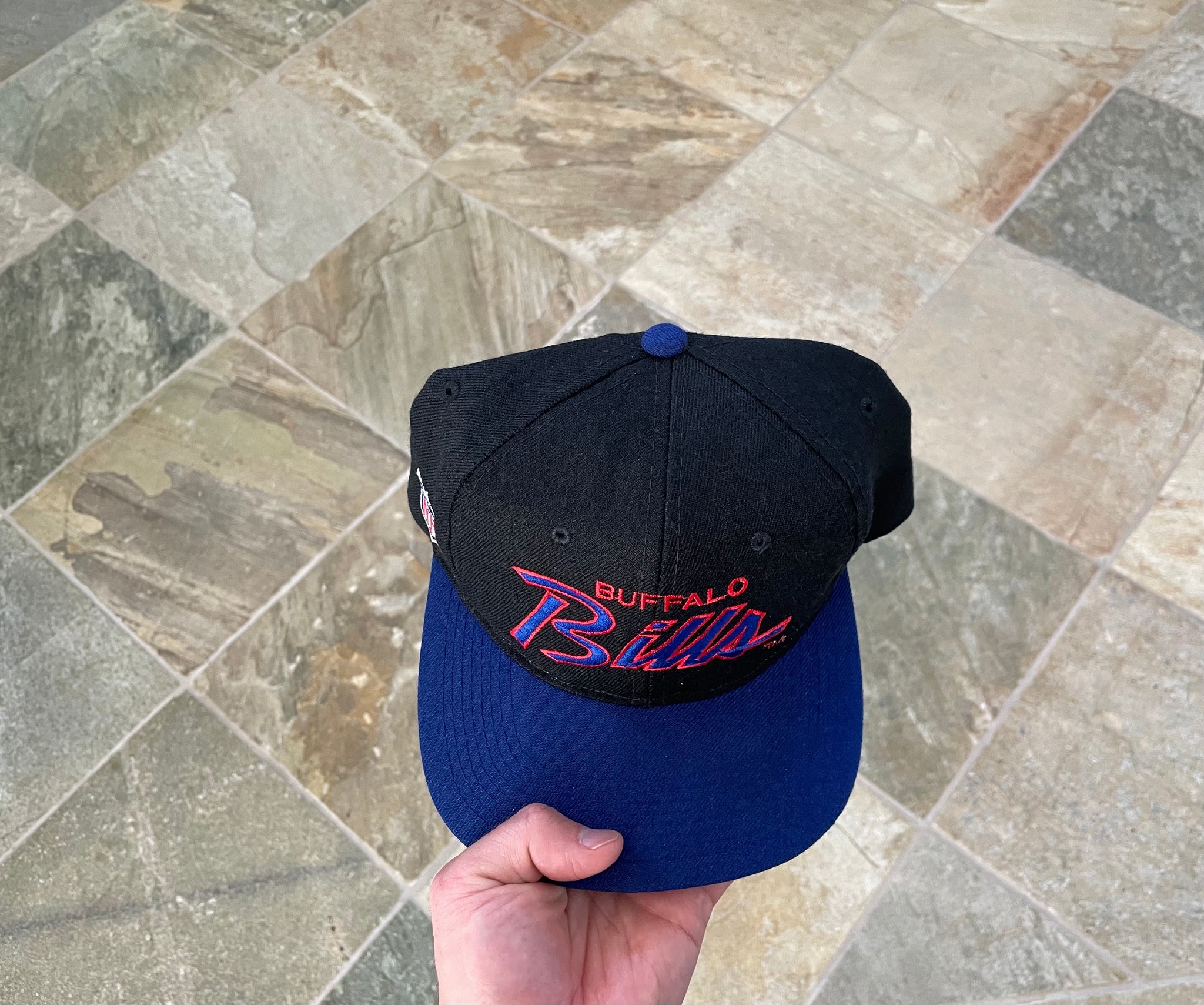 Vintage Buffalo Bills Sports Specialties Script Snapback Football