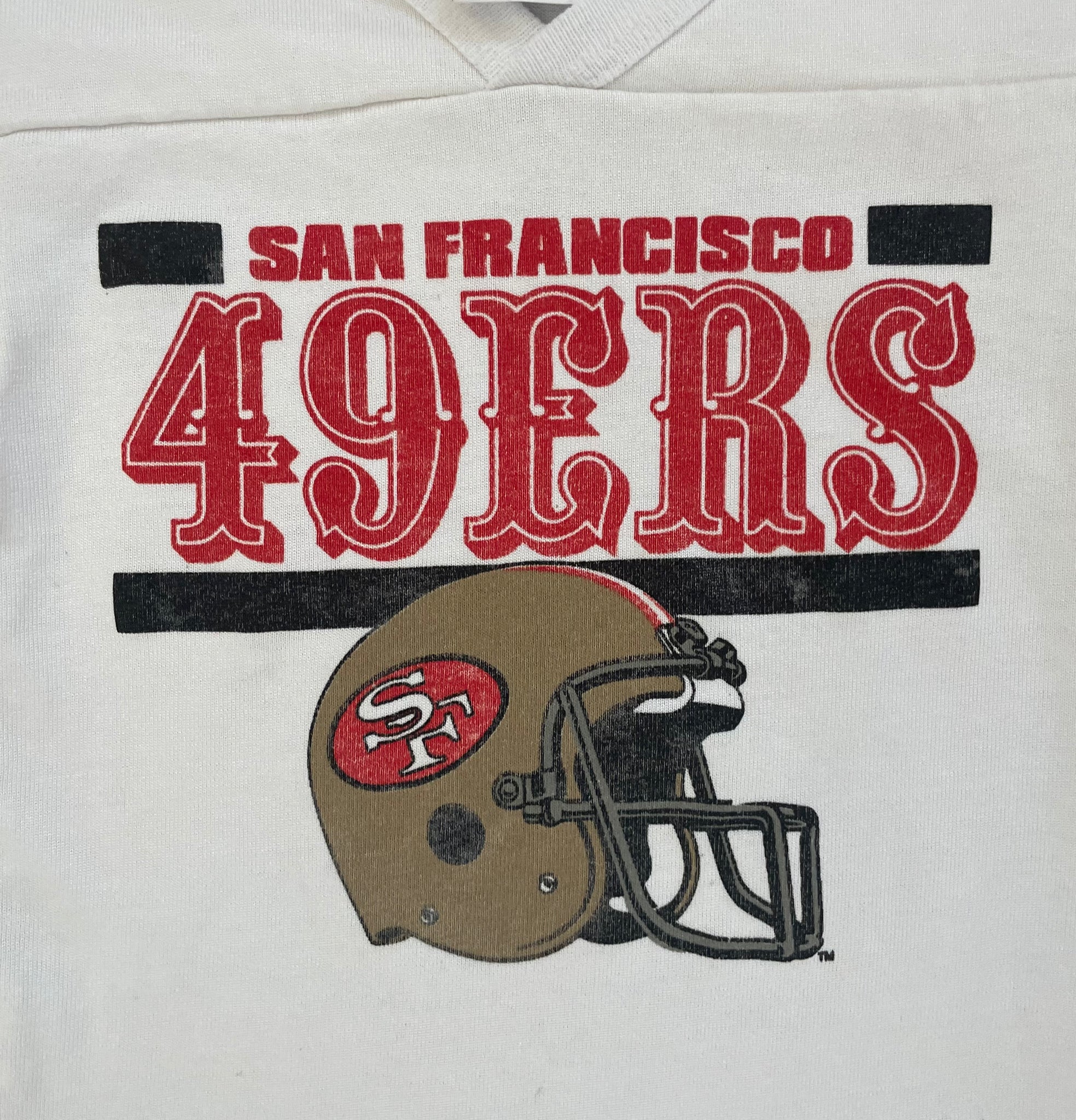 80s 49ers Jersey Tee, Vintage T-Shirt, S