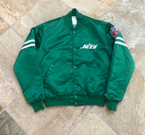 Vintage New York Jets Starter Satin Football Jacket, Size Medium