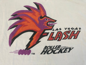 Vintage Las Vegas Flash Roller Hockey Tshirt, Size XL