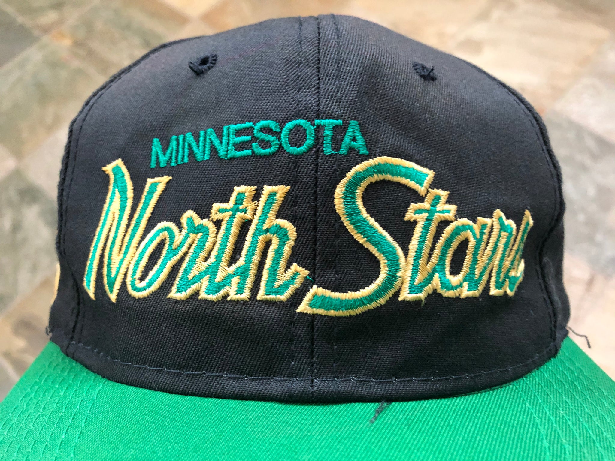 MINNESOTA NORTH STARS VINTAGE 1990'S THE GAME SNAPBACK ADULT HAT