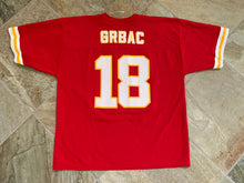 Load image into Gallery viewer, Vintage Kansas City Chiefs Elvis Grbac Logo Athletic Football Jersey, Size Large