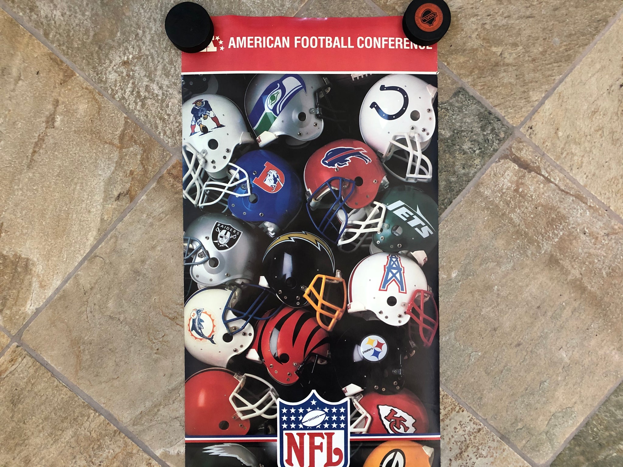 Vintage 1980s NFL AFC NFC Football Helmet Poster – Stuck In The 90s Sports Vintage 1980s NFL AFC NFC Football Helmet Poster – Stuck In The 90s Sports