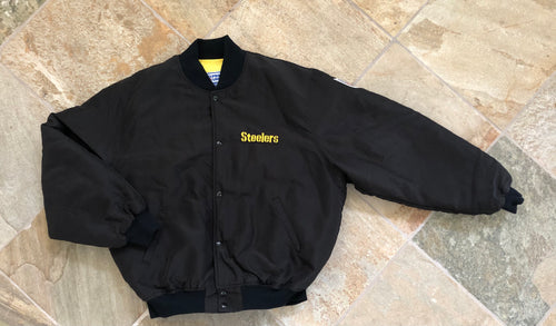 Vintage Pittsburgh Steelers Starter Bomber Football Jacket, Size XL