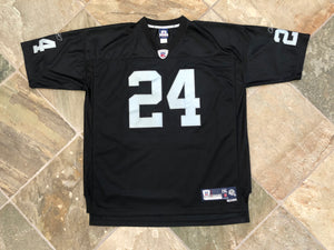 Vintage Oakland Raiders Michael Huff Reebok Football Jersey, Size XXL