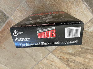 Vintage Oakland Raiders Wheaties Cereal Box, Sealed ###