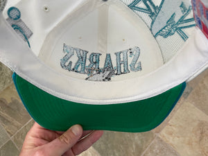 Vintage San Jose Sharks Sports Specialties Laser Snapback Hockey Hat
