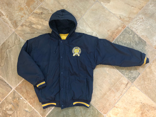 Vintage Notre Dame Fighting Irish Starter Parka College Jacket, Size Medium