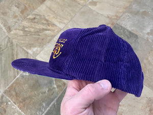 Vintage Los Angeles Lakers Sports Specialties Script Corduroy Snapback Basketball Hat
