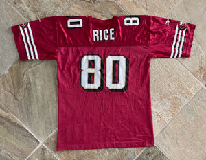 Vintage San Francisco 49ers Jerry Rice Reebok Football Jersey, Size Youth Large, 14-16