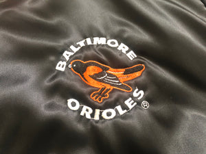 Vintage Baltimore Orioles Swingster Satin Baseball Jacket, Size Large