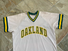 Load image into Gallery viewer, Vintage Oakland Athletics Sand Knit Baseball Jersey, Size XL