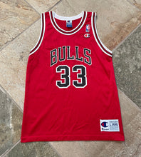 Load image into Gallery viewer, Vintage Chicago Bulls Scottie Pippen Champion Basketball Jersey, Size Youth Large, 14-16